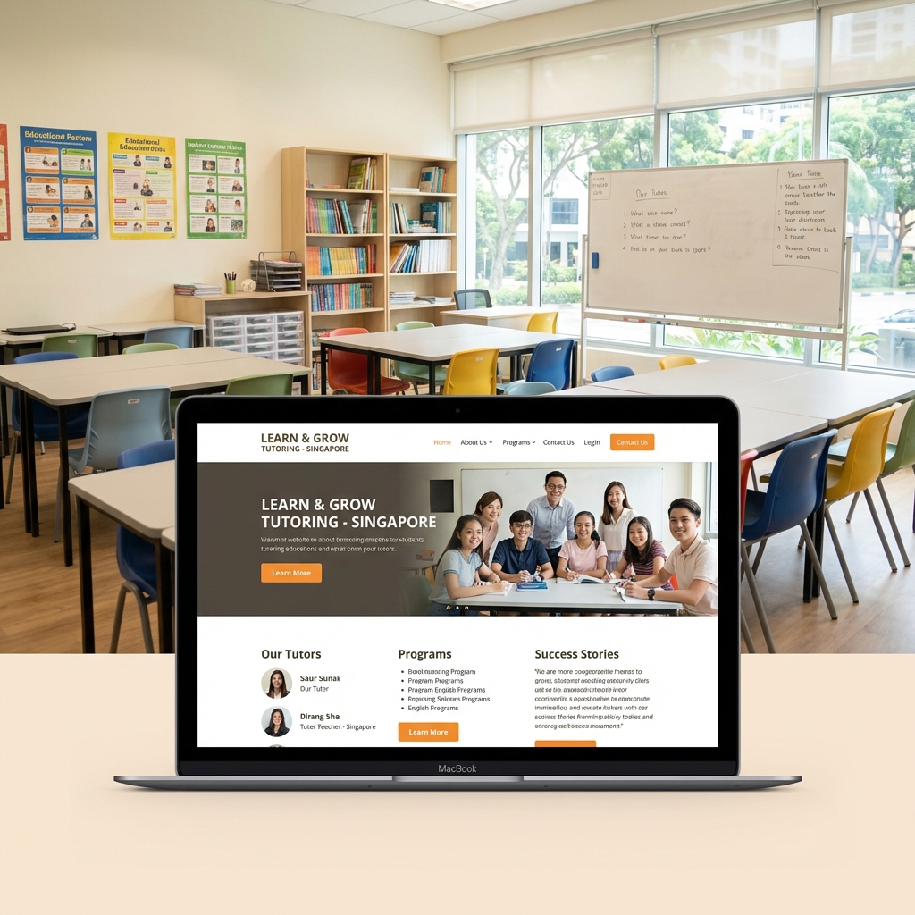 Tutoring Centre Website Enrollment Guide for Singapore Tuition Businesses