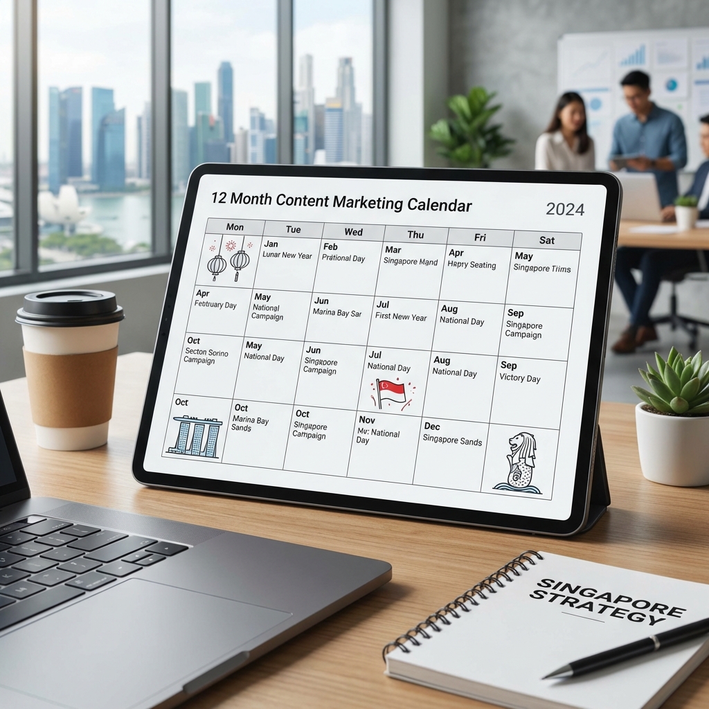 Content Marketing Calendar for Singapore Small Businesses (12-Month Plan)